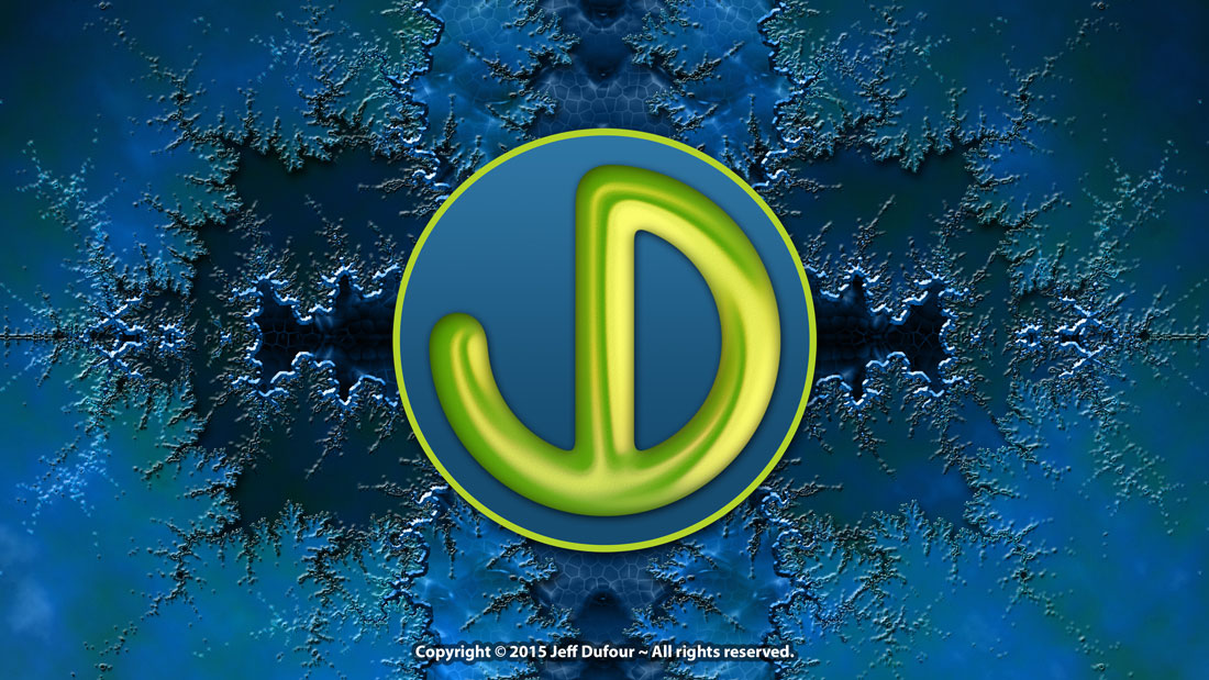 JD Logo Blue Fractal - Personal Identity